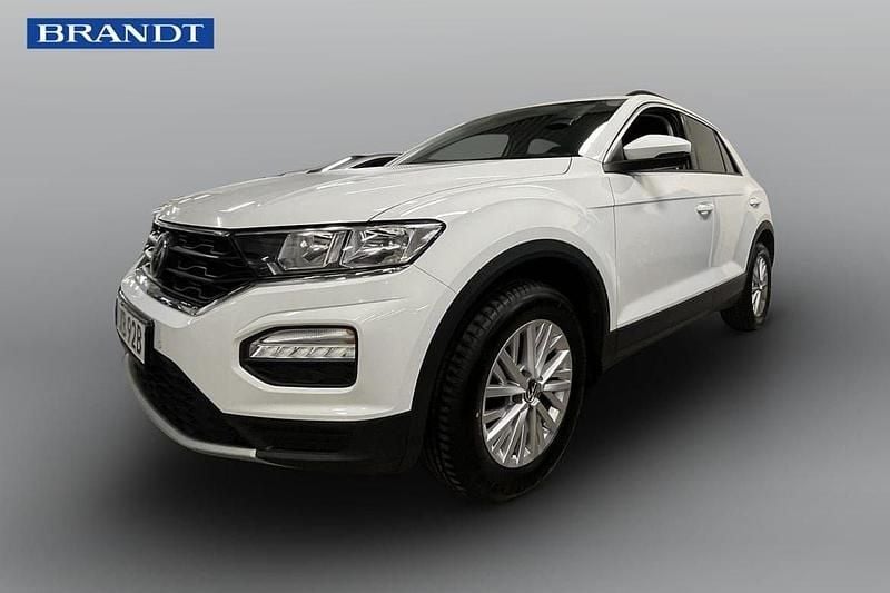 Vit Begagnad 2022 VW T-Roc SUV | 249 900 kr (Marknadspris) - Bild 1/4
