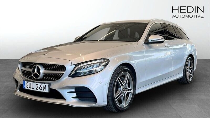 Silver Begagnad 2019 Mercedes C220 AMG Kombi | 260 000 kr (Bra pris) - Bild 1/4