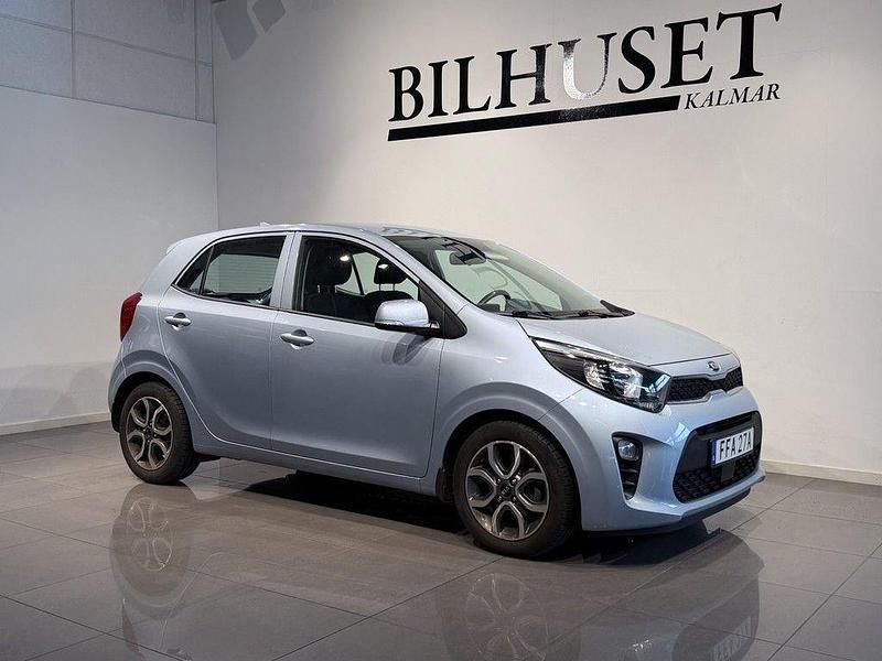Blå Begagnad 2019 Kia Picanto Halvkombi | 139 900 kr (Lite dyr) - Bild 1/4