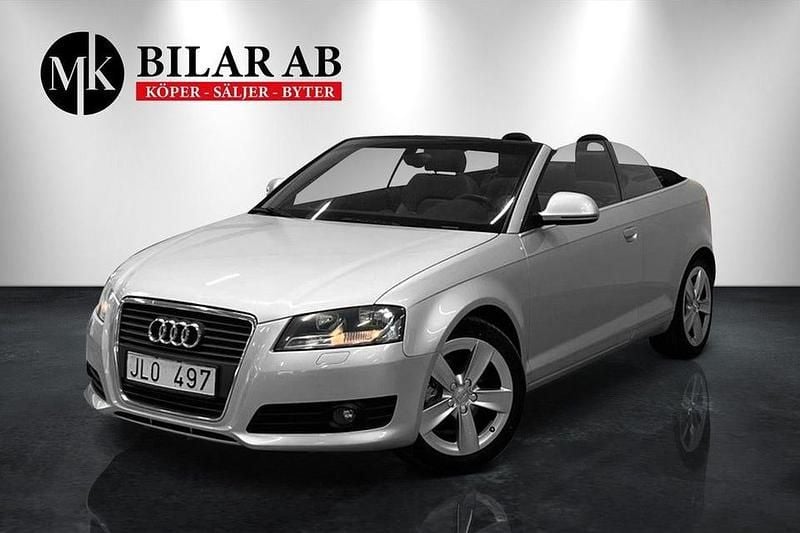 Silver Begagnad 2008 Audi A3 Cabriolet Ambition Cab | 74 900 kr (Marknadspris) - Bild 1/4