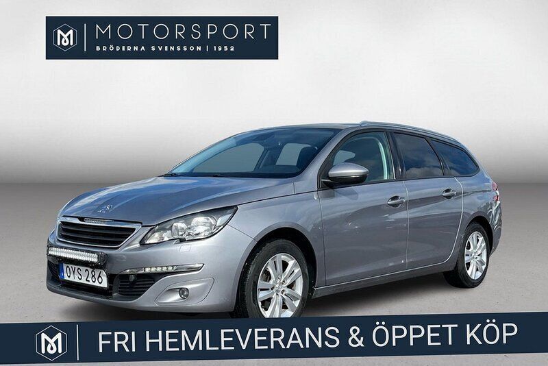 Grå Begagnad 2015 Peugeot 308 Active Kombi | 99 900 kr (Marknadspris) - Bild 1/3