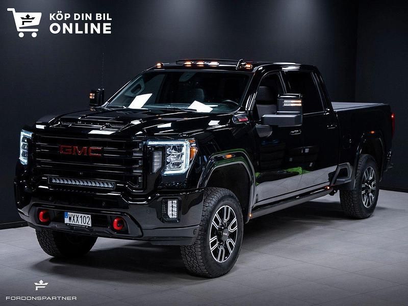 Svart Begagnad 2023 GMC Sierra Van | 1 395 000 kr - Bild 1/4