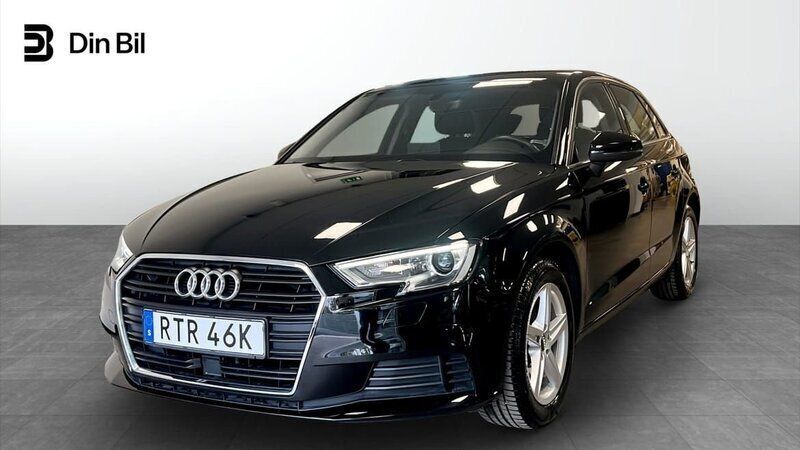 Svart Begagnad 2019 Audi A3 Sportback Proline Halvkombi | 199 000 kr (Marknadspris) - Bild 1/4