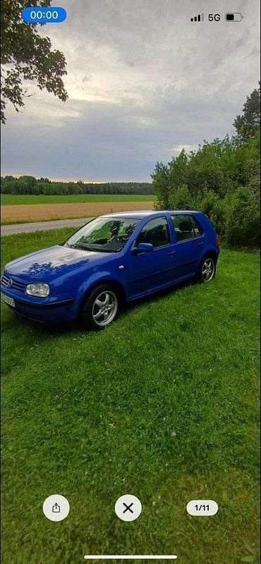 Blå Begagnad 2003 VW Golf IV Basis Halvkombi | 6 000 kr (Bra pris) - Bild 1/4