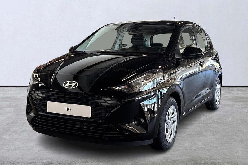 Svart Ny 2024 Hyundai i10 Halvkombi | 186 400 kr (Marknadspris) - Bild 1/4