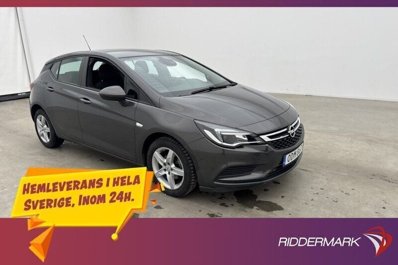 Grå Begagnad 2016 Opel Astra Enjoy Halvkombi | 118 900 kr (Marknadspris) - Bild 1/3