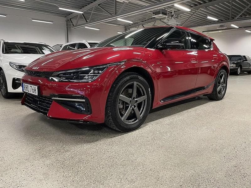 Begagnad Kia EV6 GT-Line 239 kW (325 HK) 2022 Röd SUV