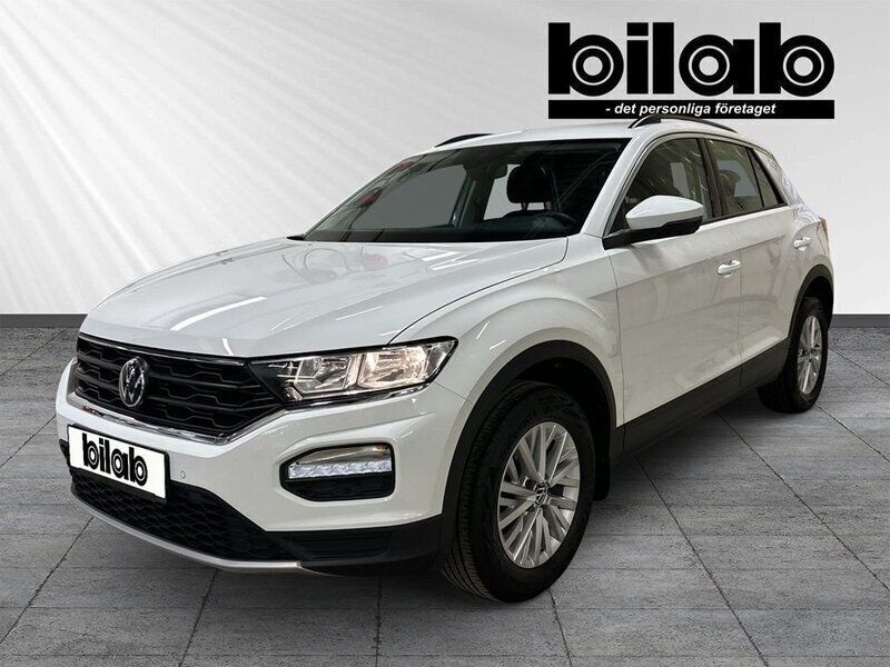 Vit (pure white) Begagnad 2021 VW T-Roc Style SUV | 204 900 kr (Superpris) - Bild 1/4