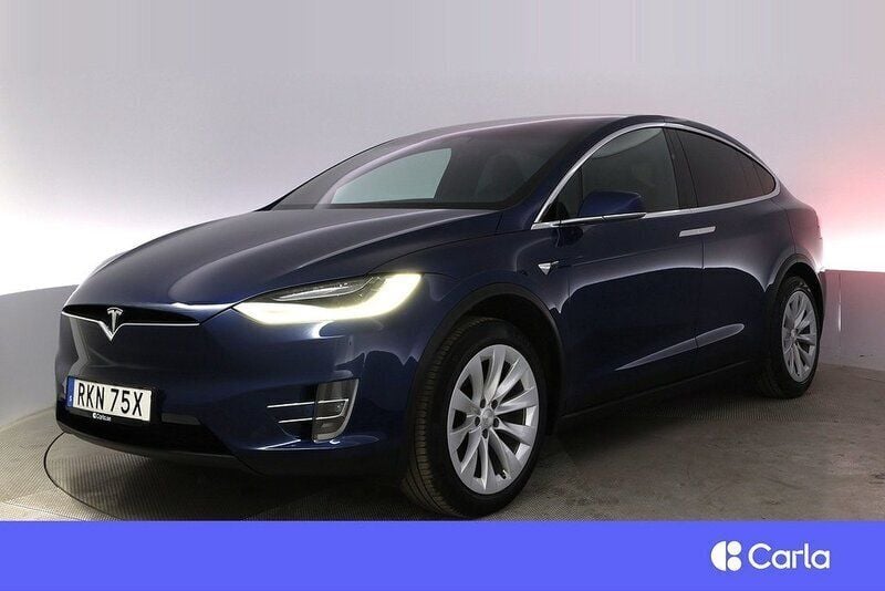 Null Begagnad 2019 Tesla Model X Long Range SUV | 419 900 kr (Superpris) - Bild 1/4