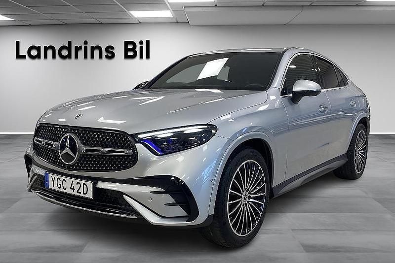 Begagnad Mercedes GLC300 Premium 269 HK (197 kW) 2024 Silver Sportkupé