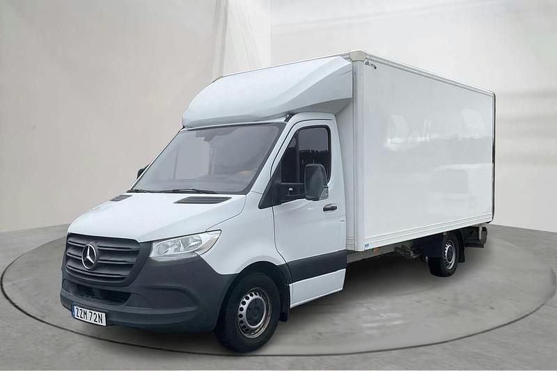 Vit Begagnad 2021 Mercedes Sprinter Van | 320 000 kr (Marknadspris) - Bild 1/4