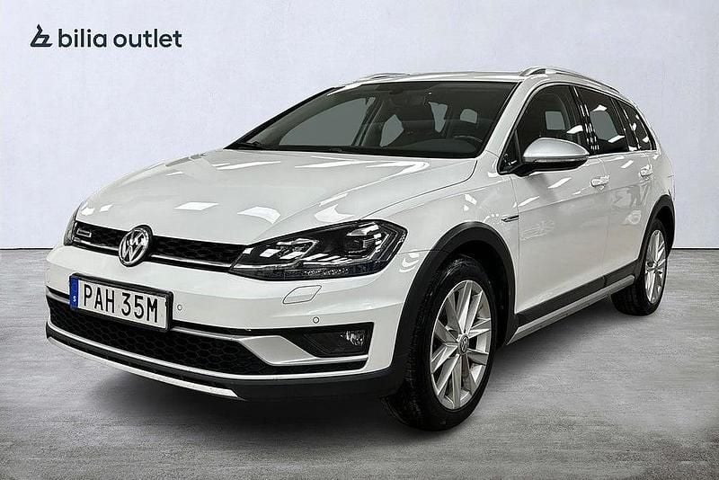 Vit Begagnad 2019 VW Golf Alltrack Kombi | 194 000 kr (Marknadspris) - Bild 1/4