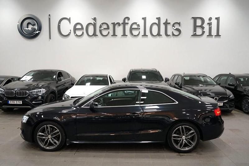 Svart Begagnad 2014 Audi A5 S-Line Sportkupé | 159 900 kr (Marknadspris) - Bild 1/4