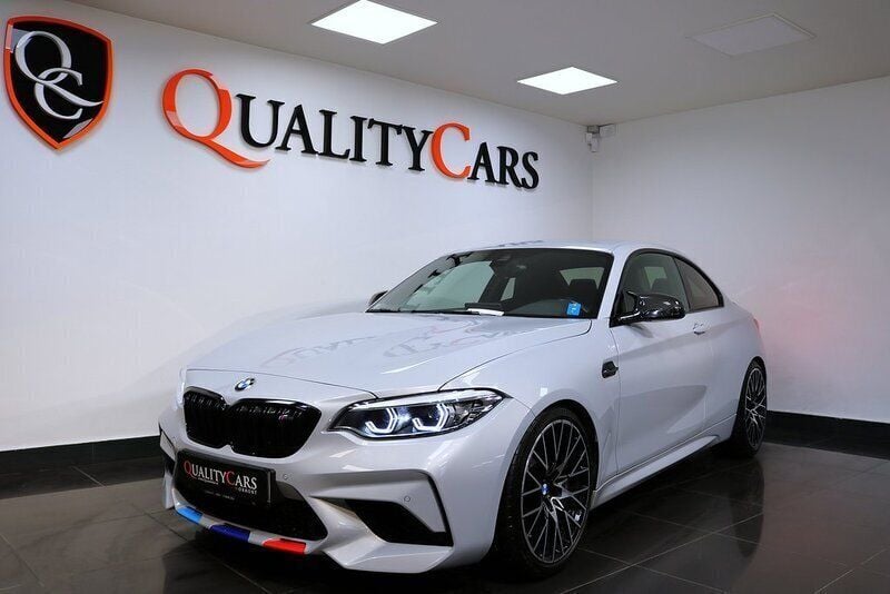 Silver Begagnad 2019 BMW M2 Competition Edition Sportkupé | 589 000 kr (Marknadspris) - Bild 1/4