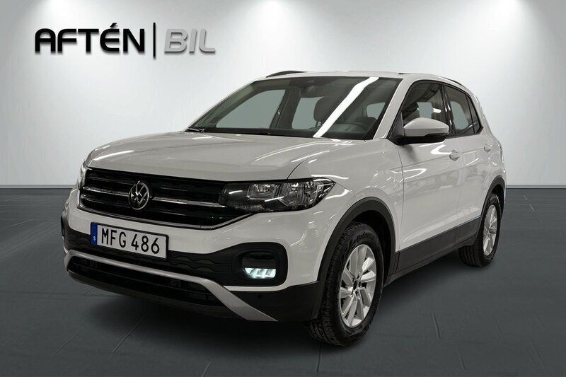 Vit Begagnad 2023 VW T-Cross SUV | 224 800 kr (Lite dyr) - Bild 1/3