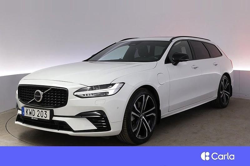 Vit Begagnad 2021 Volvo V90 R-Design Kombi | 442 900 kr - Bild 1/4