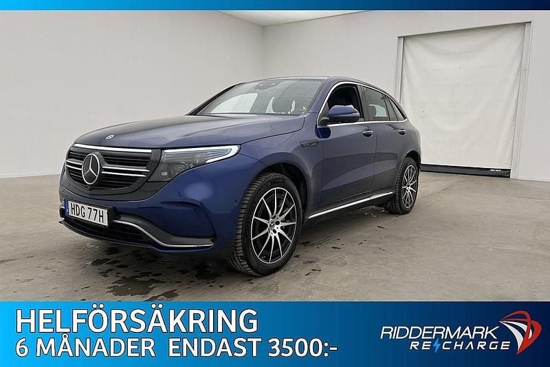 Blå Begagnad 2020 Mercedes EQC400 AMG SUV | 399 800 kr (Marknadspris) - Bild 1/3