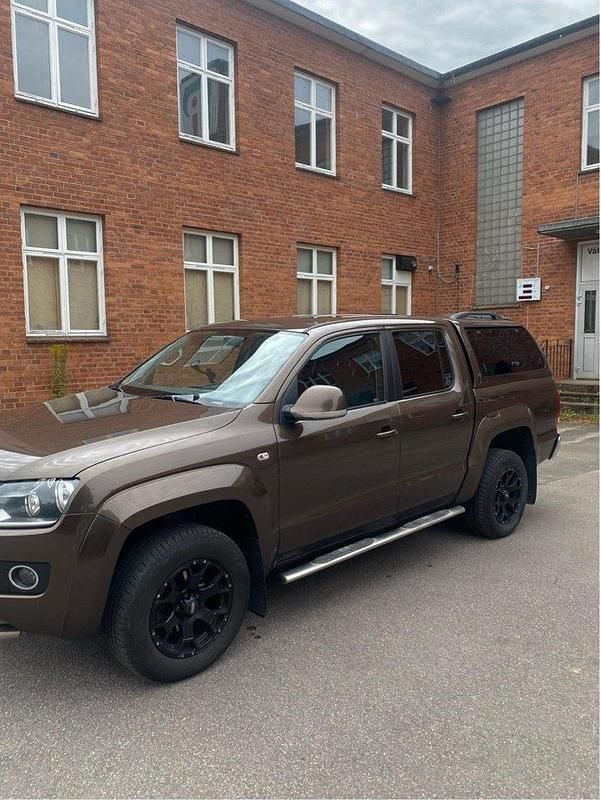 Brun Begagnad 2012 VW Amarok Highline Pickup | 100 000 kr (Superpris) - Bild 1/4