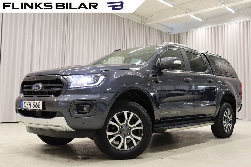 Grå (metallic) Begagnad 2022 Ford Ranger Wildtrack Pickup | 439 900 kr (Lite dyr) - Bild 1/4