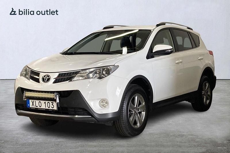 Vit Begagnad 2015 Toyota RAV4 SUV | 174 900 kr (Marknadspris) - Bild 1/4
