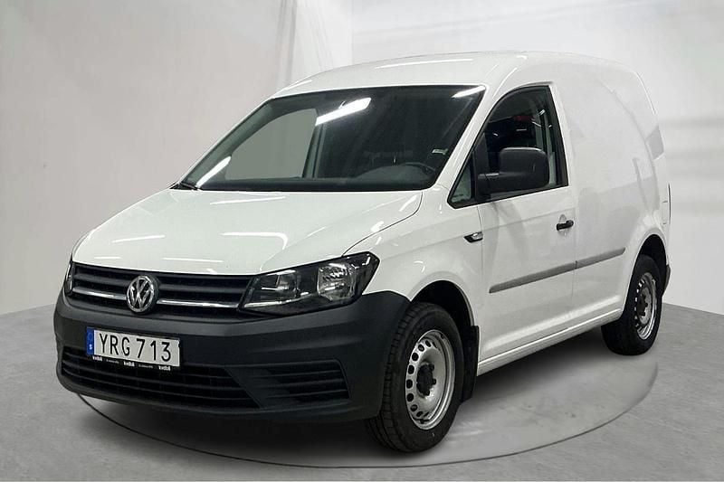 Vit Begagnad 2019 VW Caddy Minibuss | 130 000 kr (Bra pris) - Bild 1/4