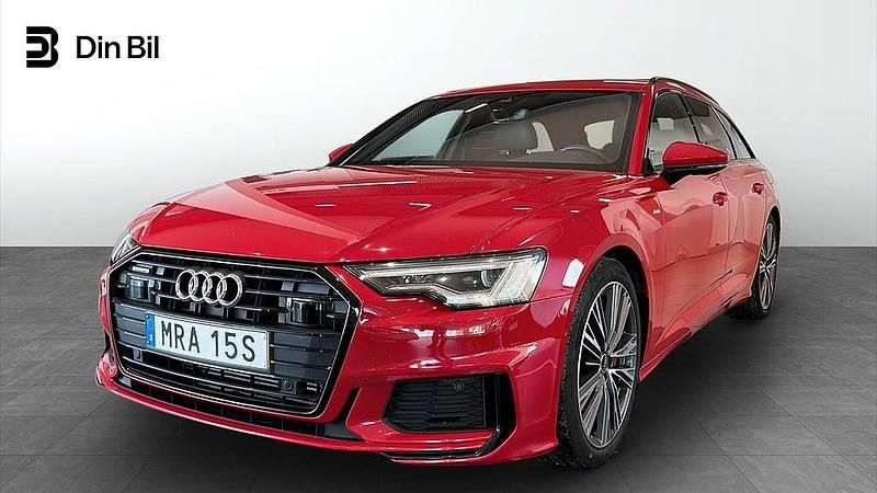 Begagnad Audi A6 S-Line 265 HK (194 kW) 2023 Röd Kombi