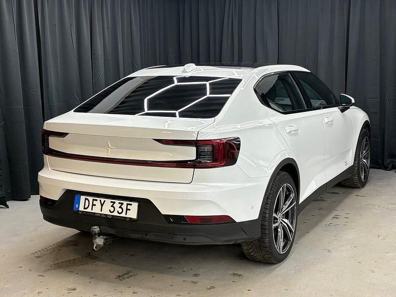 Begagnad Polestar 2 Long Range Dual motor 300 kW (408 HK) 2022 Vit Halvkombi