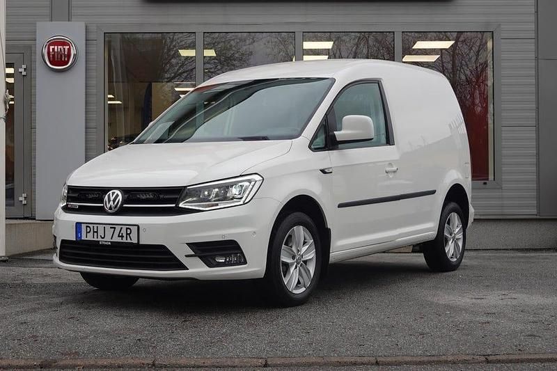 Vit Begagnad 2020 VW Caddy Minibuss | 274 875 kr (Dyr) - Bild 1/4