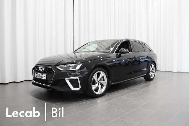 Mytsvart metallic Begagnad 2023 Audi A4 S-Line Kombi | 349 500 kr (Marknadspris) - Bild 1/4