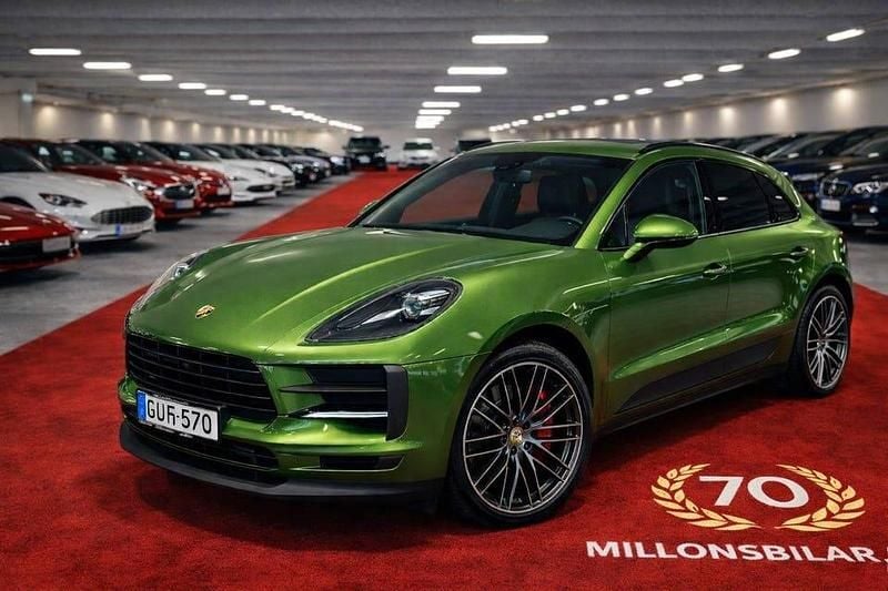 Begagnad Porsche Macan 245 HK (180 kW) 2019 Grön (mamba green metallic) SUV