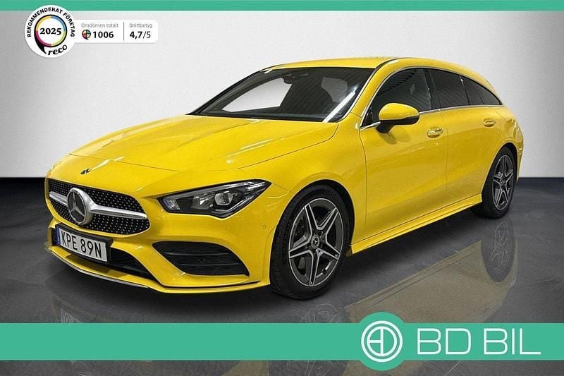 Gul Begagnad 2019 Mercedes CLA200 AMG Kombi | 259 700 kr (Bra pris) - Bild 1/3