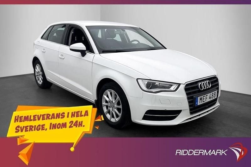 Vit Begagnad 2016 Audi A3 Attraction | 129 800 kr (Marknadspris) - Bild 1/3