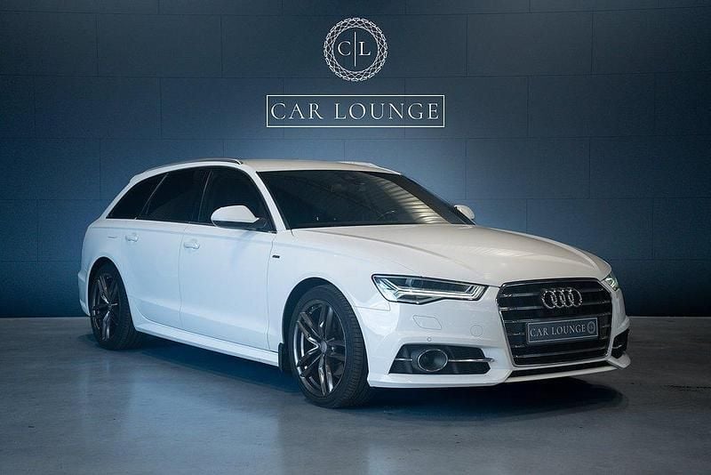 Vit (ibisvit) Begagnad 2018 Audi A6 S-Line Kombi | 199 000 kr (Superpris) - Bild 1/4