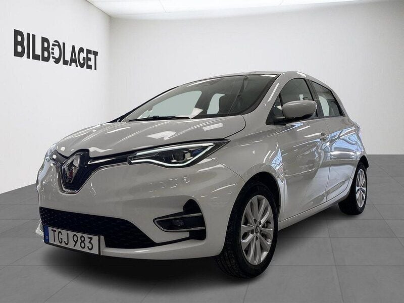Vit Begagnad 2021 Renault Zoe Zen Halvkombi | 149 500 kr (Marknadspris) - Bild 1/4