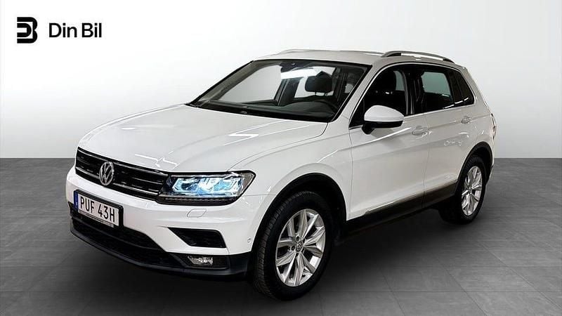 Vit Begagnad 2020 VW Tiguan SUV | 259 900 kr (Bra pris) - Bild 1/4
