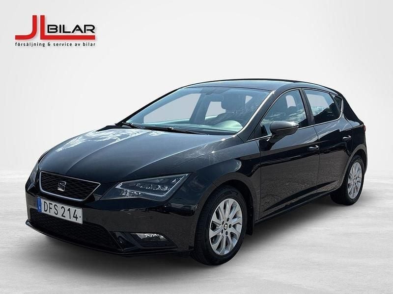 Svart Begagnad 2016 Seat Leon Halvkombi | 115 900 kr (Marknadspris) - Bild 1/4