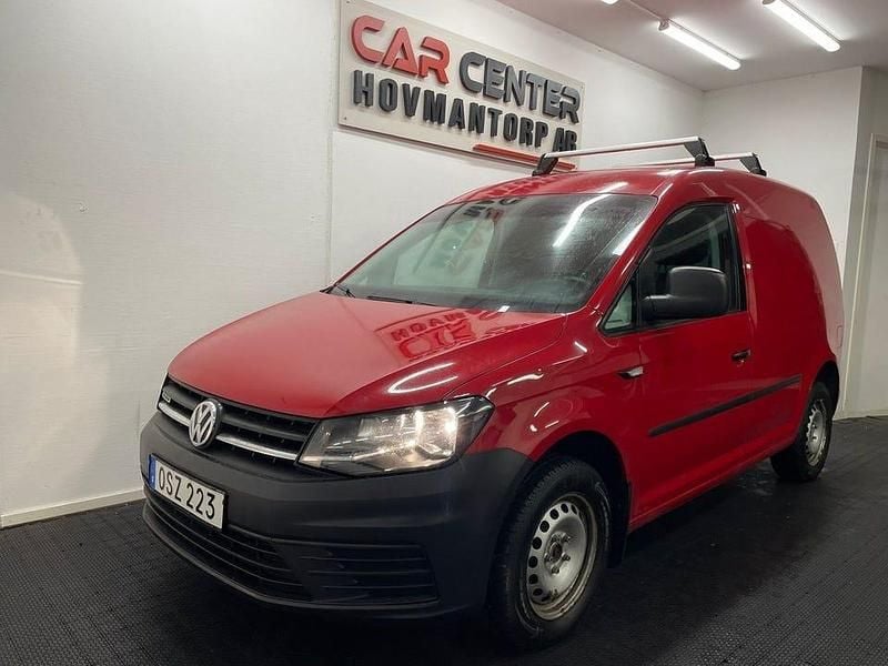 Begagnad VW Caddy 110 HK (80 kW) 2016 Röd Minibuss