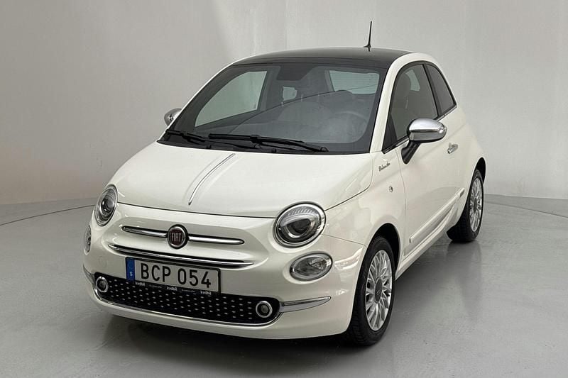 Vit Begagnad 2022 Fiat 500 Lounge | 139 000 kr - Bild 1/4