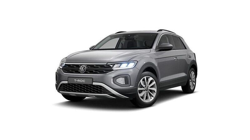 Grå Ny 2025 VW T-Roc Edition SUV | 389 000 kr (Marknadspris) - Bild 1/4