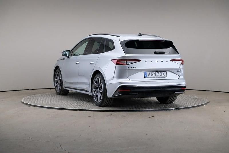 Begagnad Skoda Enyaq iV SportLine 194 kW (265 HK) 2022 Silver SUV
