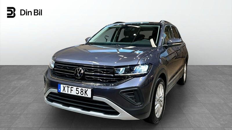 Grå Begagnad 2024 VW T-Cross Life SUV | 269 900 kr (Lite dyr) - Bild 1/4