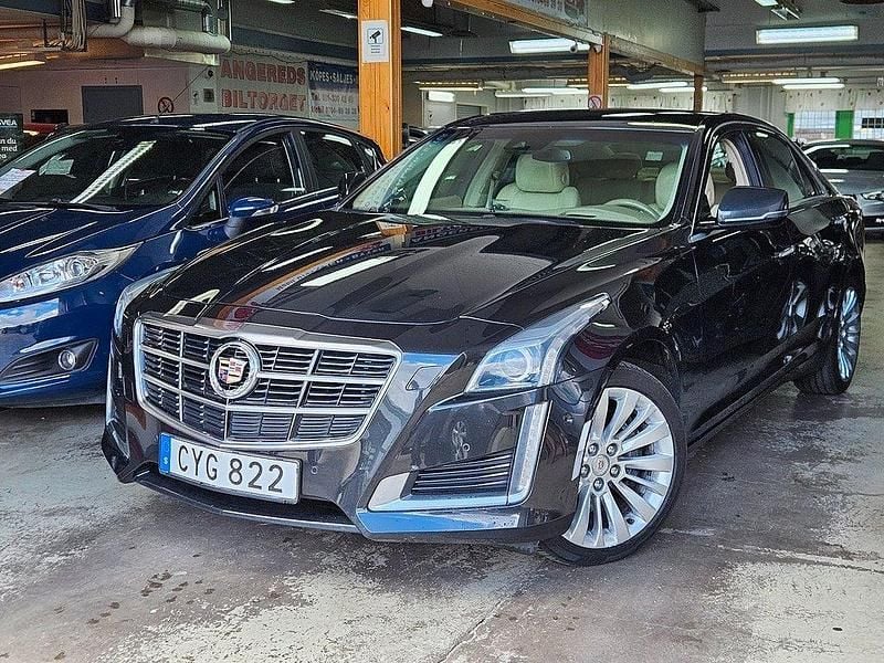 Svart Begagnad 2014 Cadillac CTS Sedan | 179 999 kr - Bild 1/4