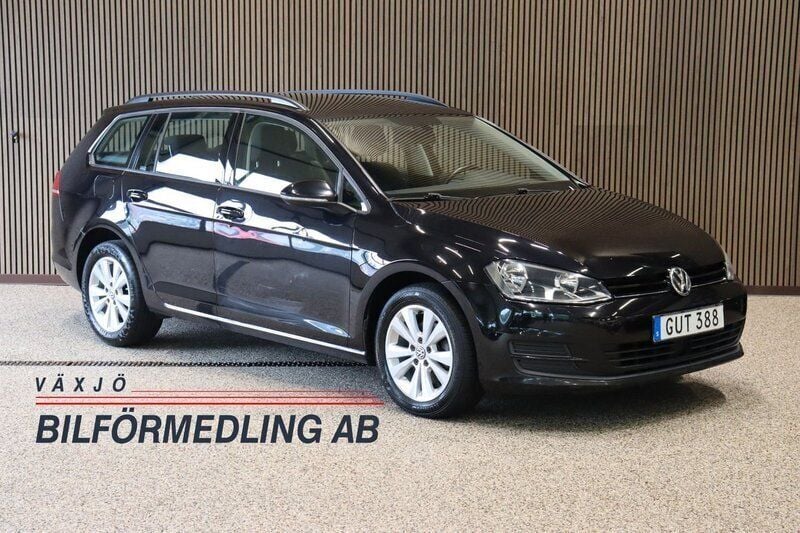 Svart Begagnad 2016 VW Golf VII Kombi | 99 000 kr (Marknadspris) - Bild 1/4