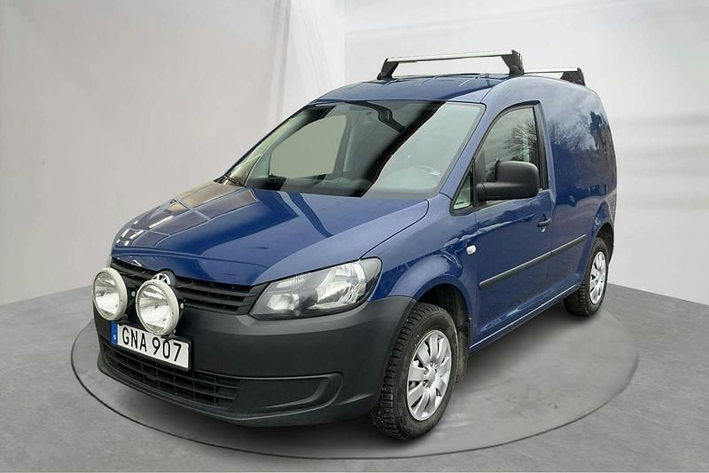 Blå Begagnad 2015 VW Caddy Minibuss | 62 000 kr (Bra pris) - Bild 1/4