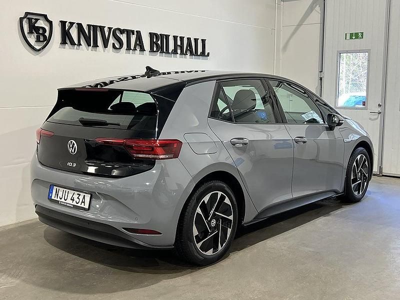 Begagnad VW ID.3 Pro Performance 150 kW (204 HK) 2020 Grå Halvkombi