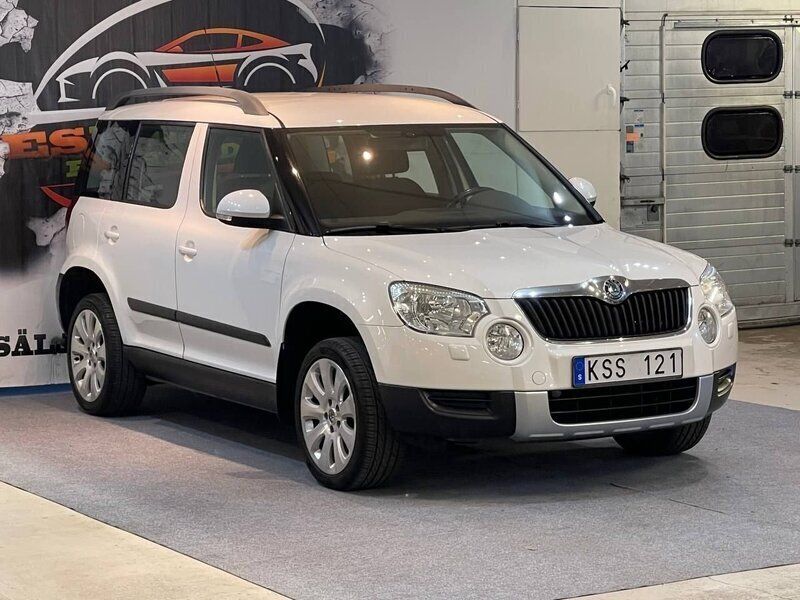 Begagnad Skoda Yeti 105 HK (77 kW) 2010 Vit SUV