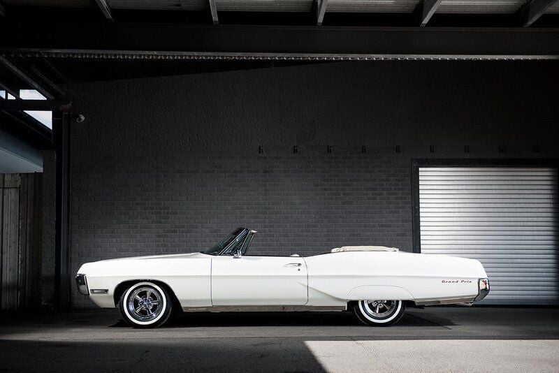 Begagnad Pontiac Grand Prix 354 HK (260 kW) 1967 Vit Cab