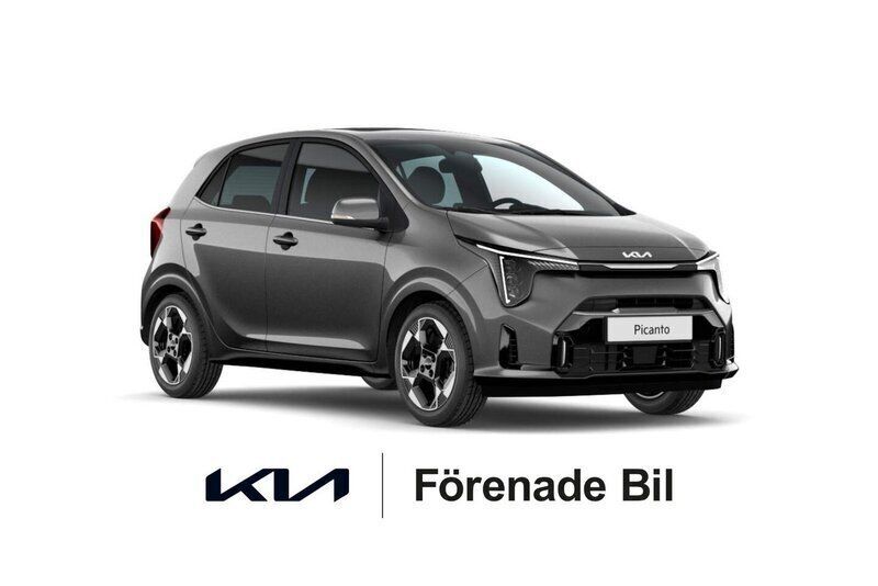 Grå Ny 2024 Kia Picanto 2 Halvkombi | 184 100 kr - Bild 1/4