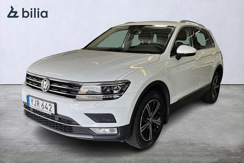 Vit Begagnad 2017 VW Tiguan GT SUV | 219 900 kr (Bra pris) - Bild 1/4