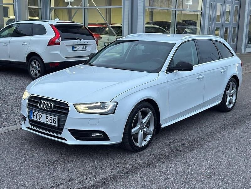 Vit Begagnad 2013 Audi A4 Kombi | 98 900 kr (Marknadspris) - Bild 1/4
